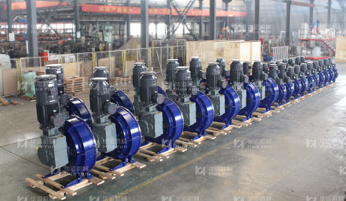 某軍工企業(yè)軟管泵大批量生產完成