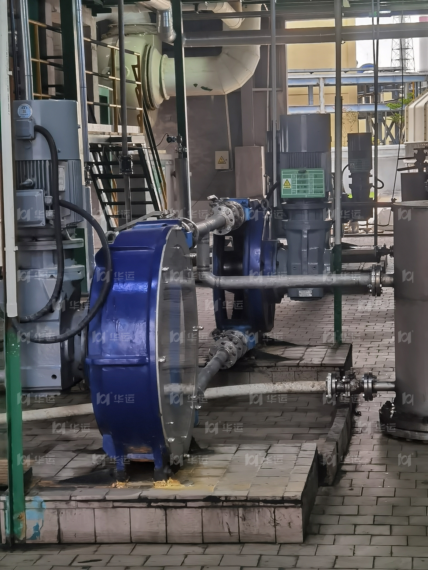 華運軟管泵在福建某大型環(huán)保項目中投入使用