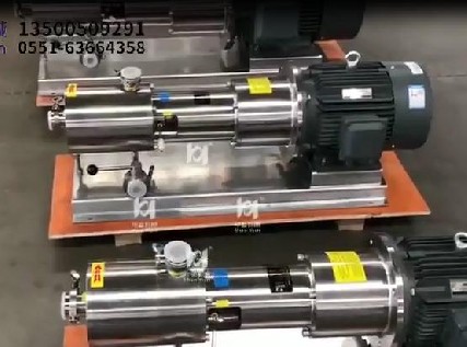 衛(wèi)生級(jí)乳化泵欣賞