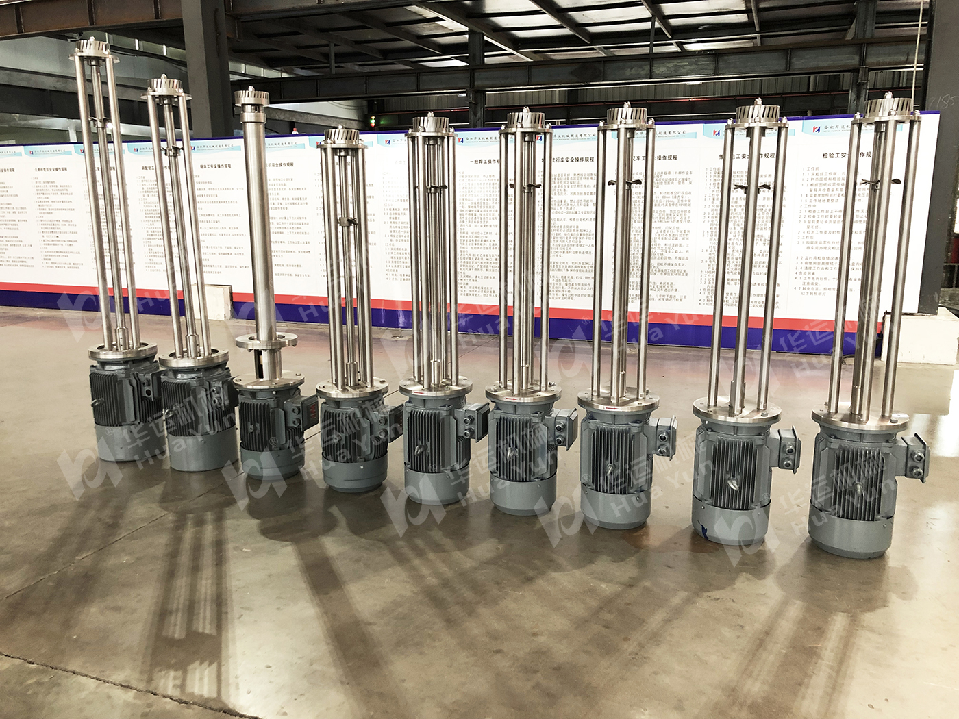 為某公司制造的一批軟管泵等待發(fā)貨